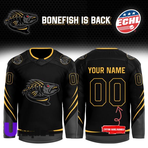 Toledo Walleye Bonefish is BACK 202.2025 Custom Jersey