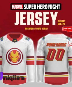 Toledo Walleye x Marvel Super Hero Night 2024 Custom Jersey