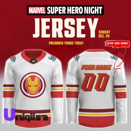 Toledo Walleye x Marvel Super Hero Night 2024 Custom Jersey