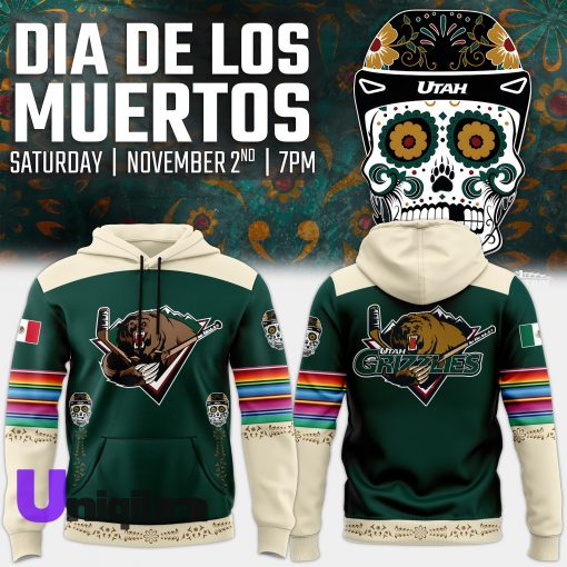 Utah Grizzlies x Dia de los Muertos Night 2024 Hoodie