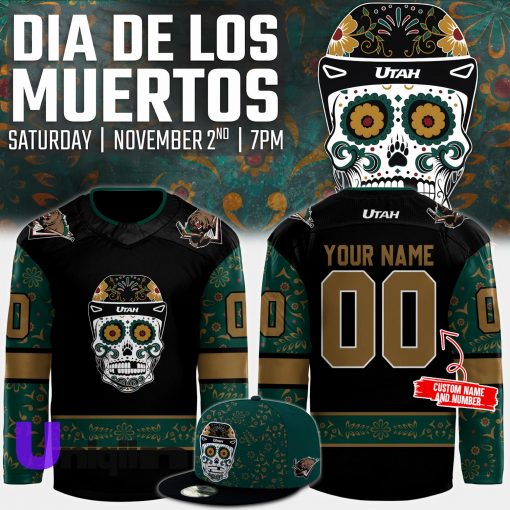 Utah Grizzlies x Dia de los Muertos Night 2024 Jersey 1