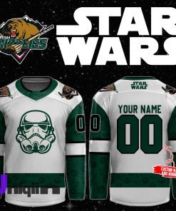 Utah Grizzlies x Star Wars Night Personalized 2024 Jersey