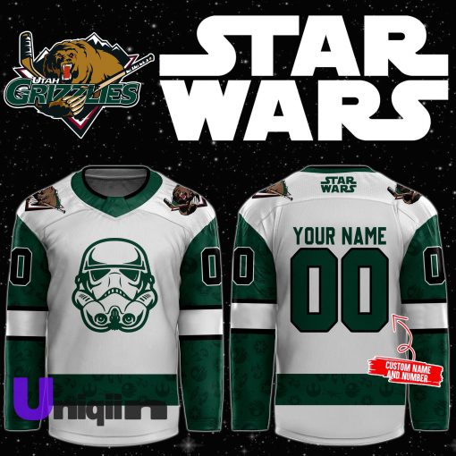 Utah Grizzlies x Star Wars Night Personalized 2024 Jersey