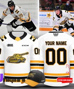 White Gold North Bay Battalion New 2024 Jersey